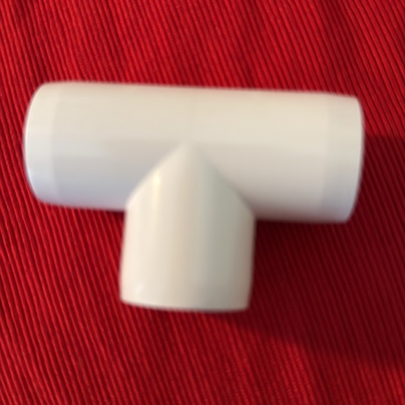 MARRTEUM 1/2 Inch 3 Way PVC T Elbow Fitting Furniture SCH40 Pipe Connector NWT - Picture 3 of 5